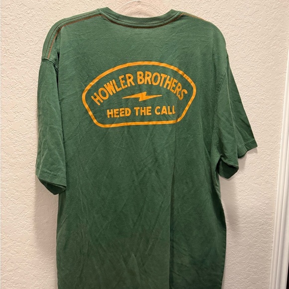 Howler Brothers Forest Green Tee with White Logo Size XXL - Picture 3 of 6